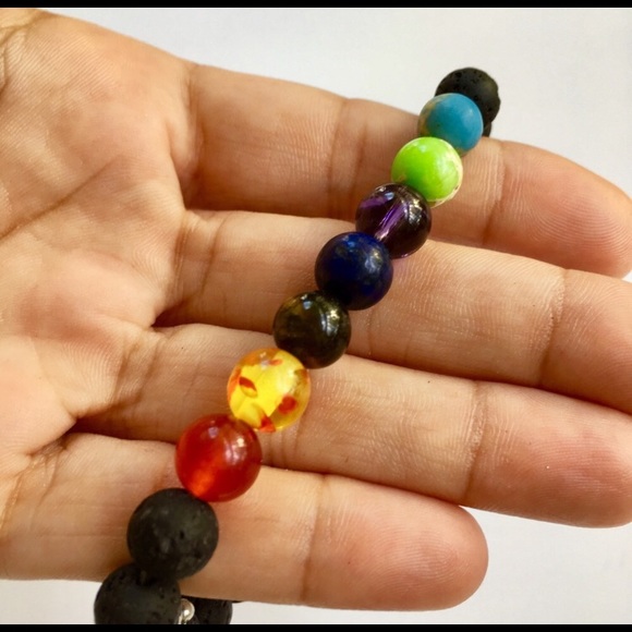 7 Chakra Stone Spiritual Healing Bracelet - Picture 7 of 7